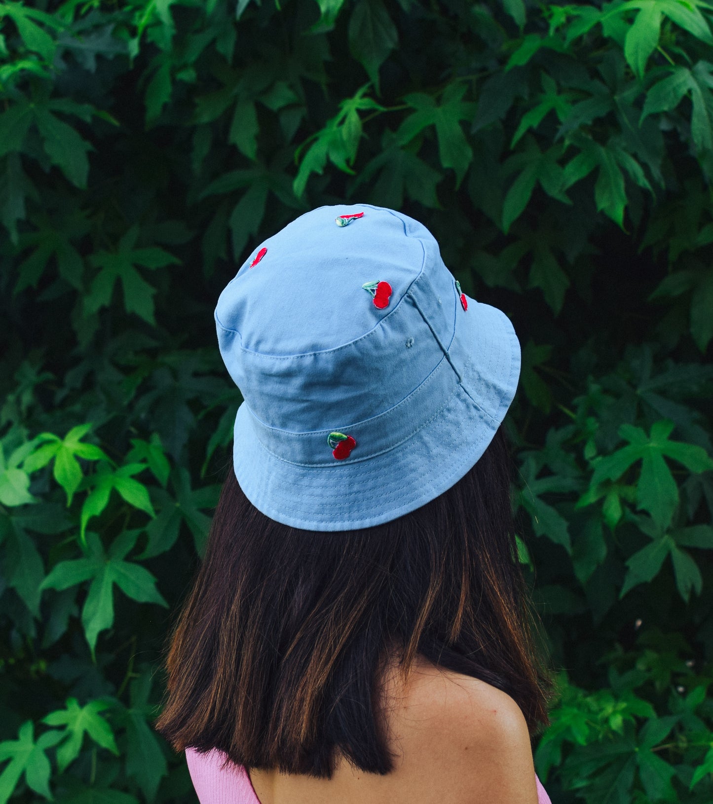 Light Blue - Fancy Cherry Bucket