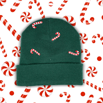 Green Moss - Candy Christmas Beanie