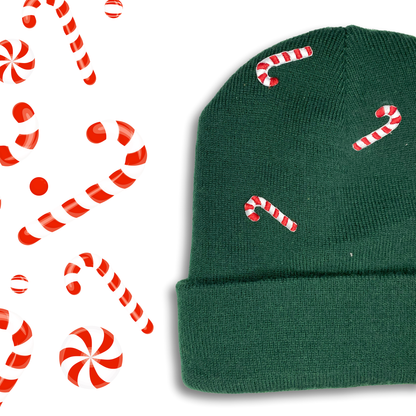 Green Moss - Candy Christmas Beanie